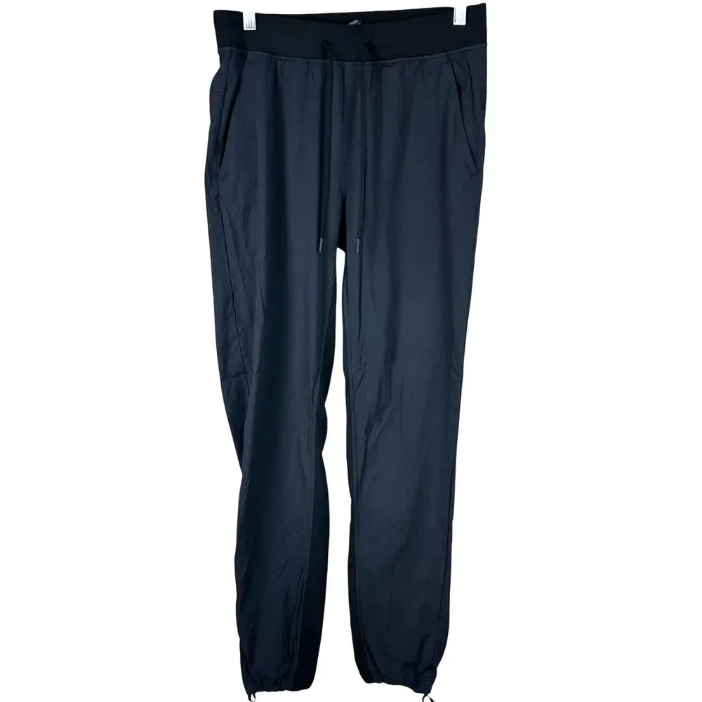 Lululemon Lightweight Twill Classic Fit Pants Navy/Black Men's Size Medium EUC